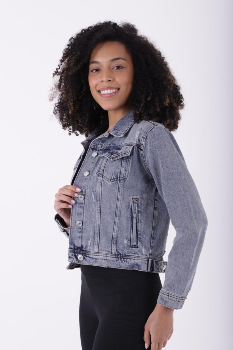 Short Denim Jacket - Producer: XLove - Wholesale Women Clothes - TheBS Women