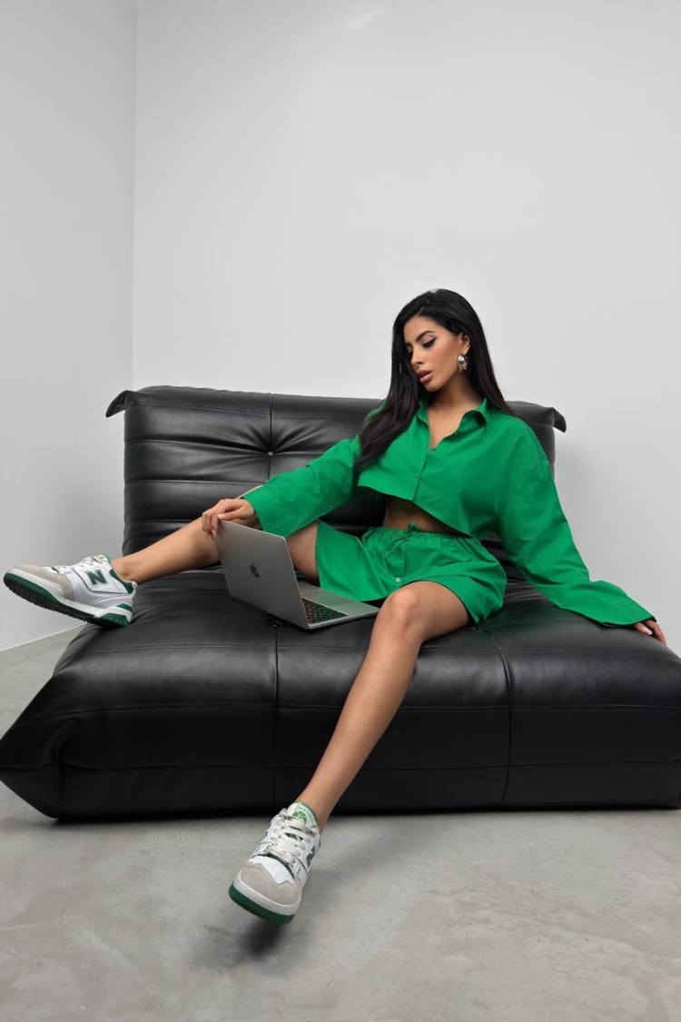 Buttoned Mini Skirt With Elastic Waist - Producer: Black Fashion - Wholesale Women Clothes - TheBS Women