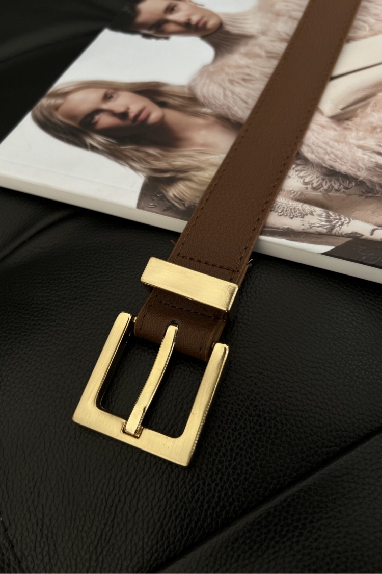 Square Buckle Bridge Women's Belt - Producer: Fiori - Wholesale Women Clothes - TheBS Women
