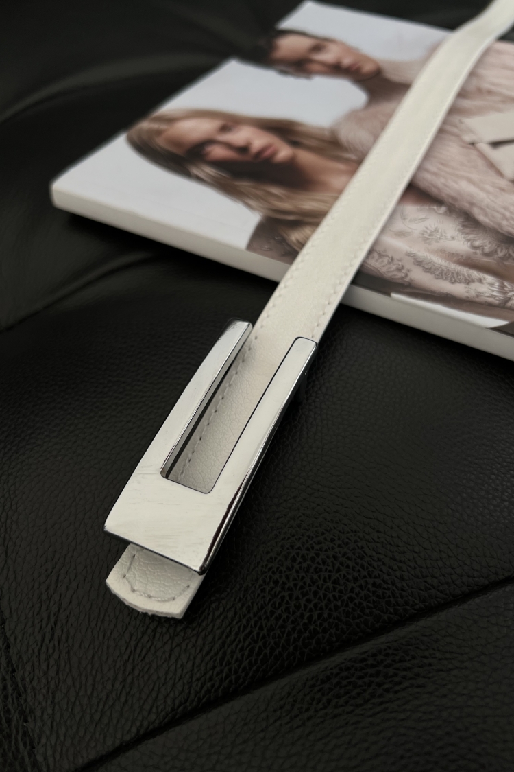 Thin Women's Belt With Design Buckle - Producer: Fiori - Wholesale Women Clothes - TheBS Women
