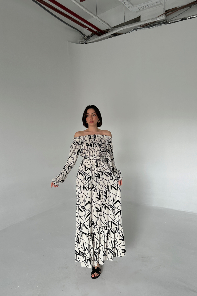 Branch Pattern Dress - Producer: My Fashion - Wholesale Women Clothes - TheBS Women