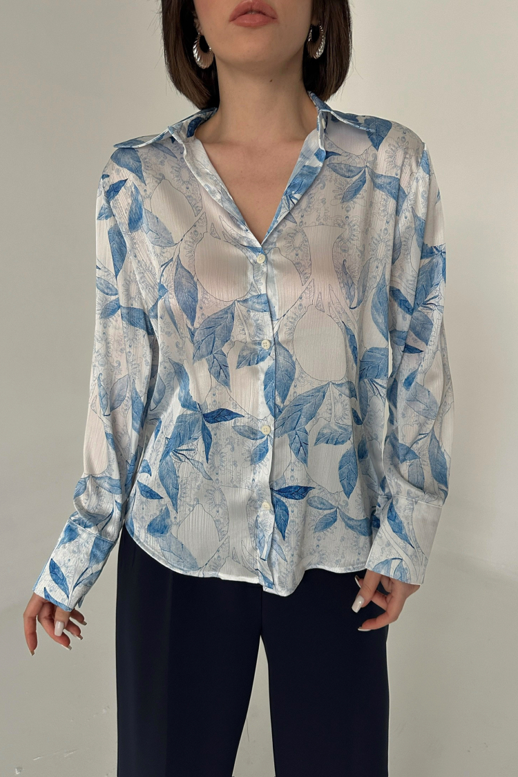 Nettle Pattern Shirt - Producer: My Fashion - Wholesale Women Clothes - TheBS Women