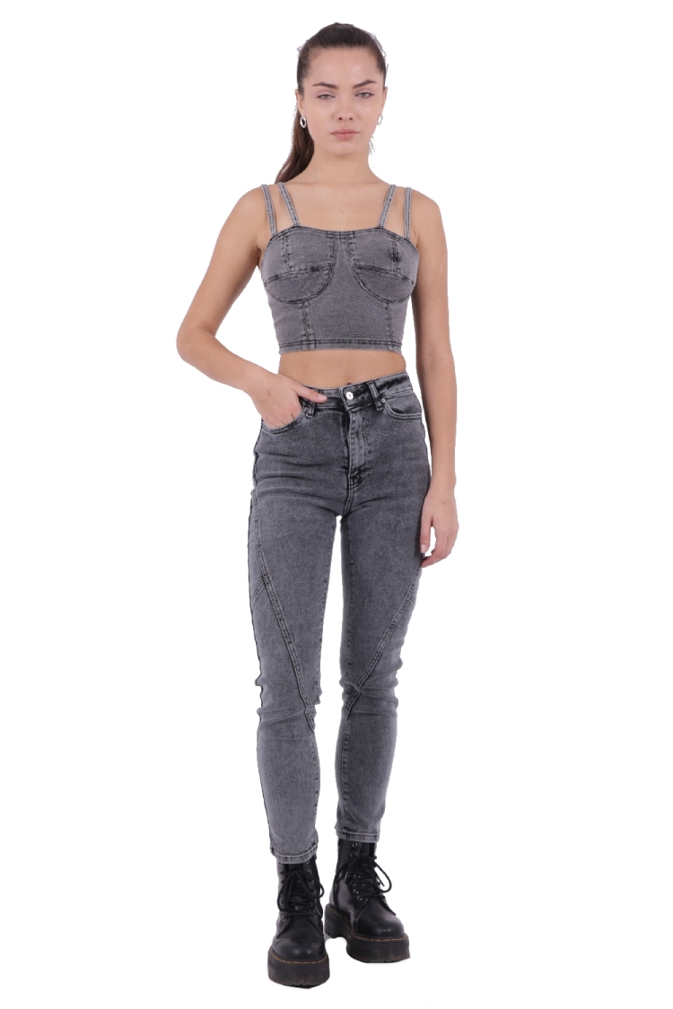 Jeans - Gray - Producer: XLove - Wholesale Women Clothes - TheBS Women