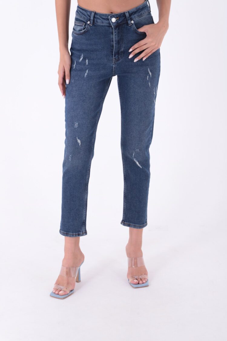 High Waist And Ripped Jeans - Producer: XLove - Wholesale Women Clothes - TheBS Women