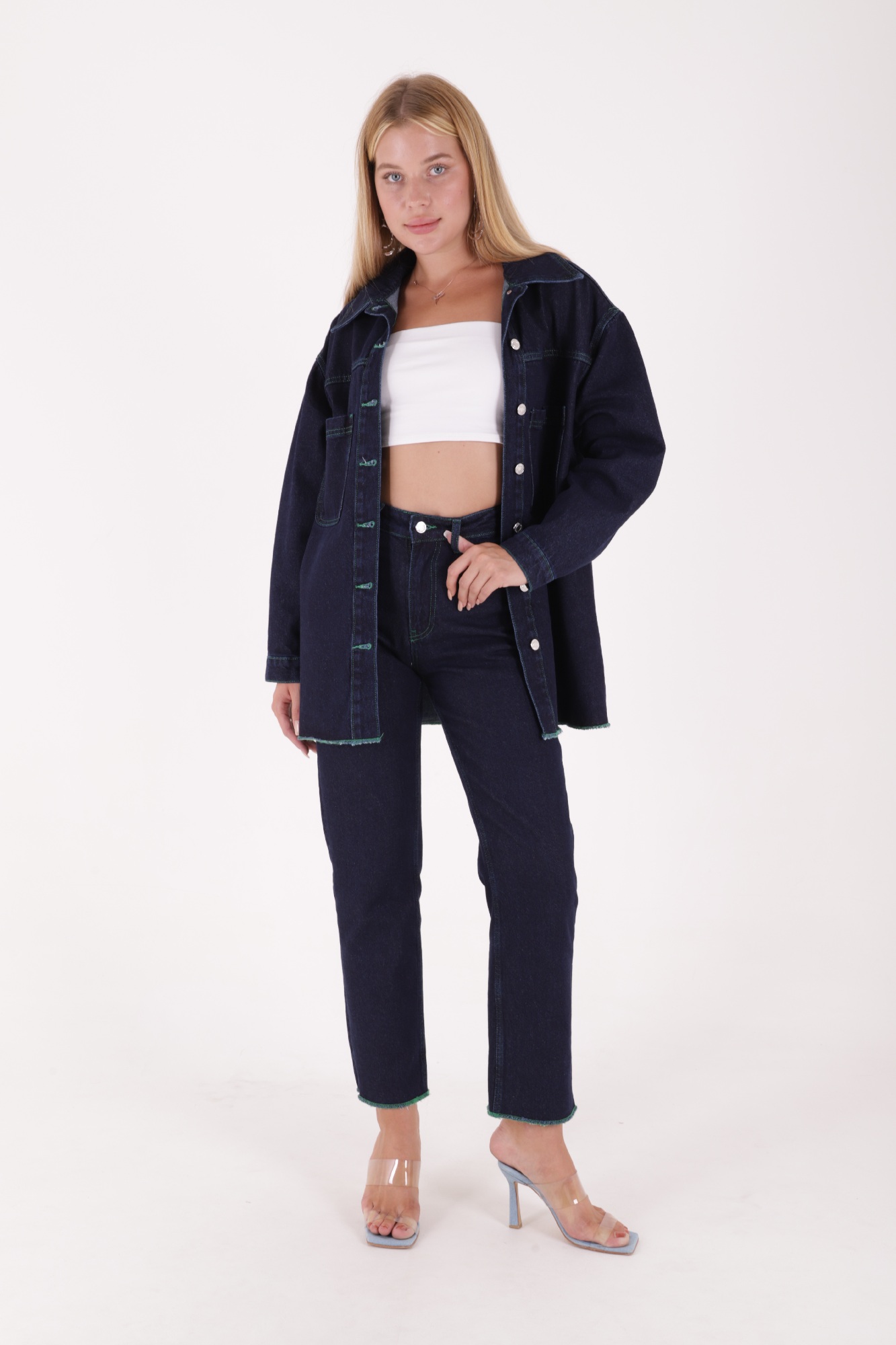 Jeans - Navy Blue - Producer: XLove - Wholesale Women Clothes - TheBS Women