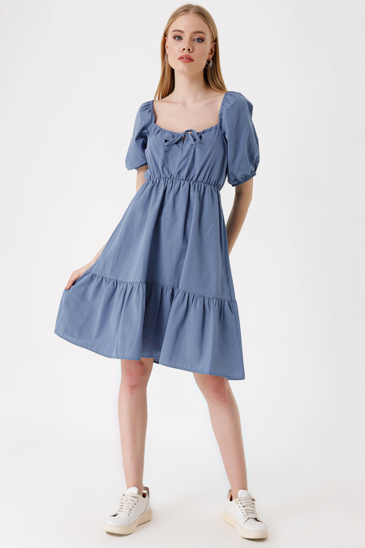 Flared Poplin Dress - Producer: Bigdart - Wholesale Women Clothes - TheBS Women
