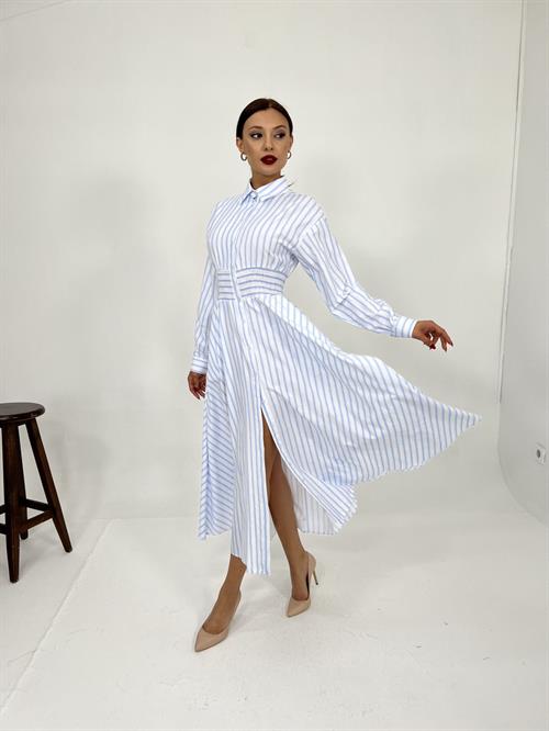 Striped Dress - Producer: Fame - Wholesale Women Clothes - TheBS Women