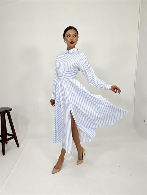 Striped Dress - Producer: Fame - Wholesale Women Clothes - TheBS Women