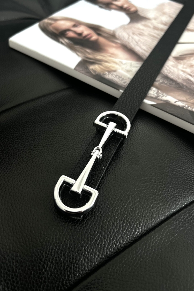 Thin Women's Belt With Long Buckle - Producer: Fiori - Wholesale Women Clothes - TheBS Women