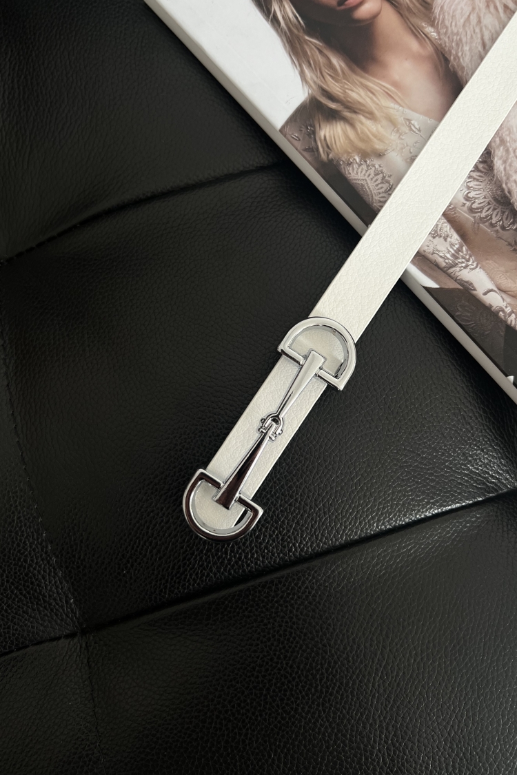 Thin Women's Belt With Long Buckle - Producer: Fiori - Wholesale Women Clothes - TheBS Women