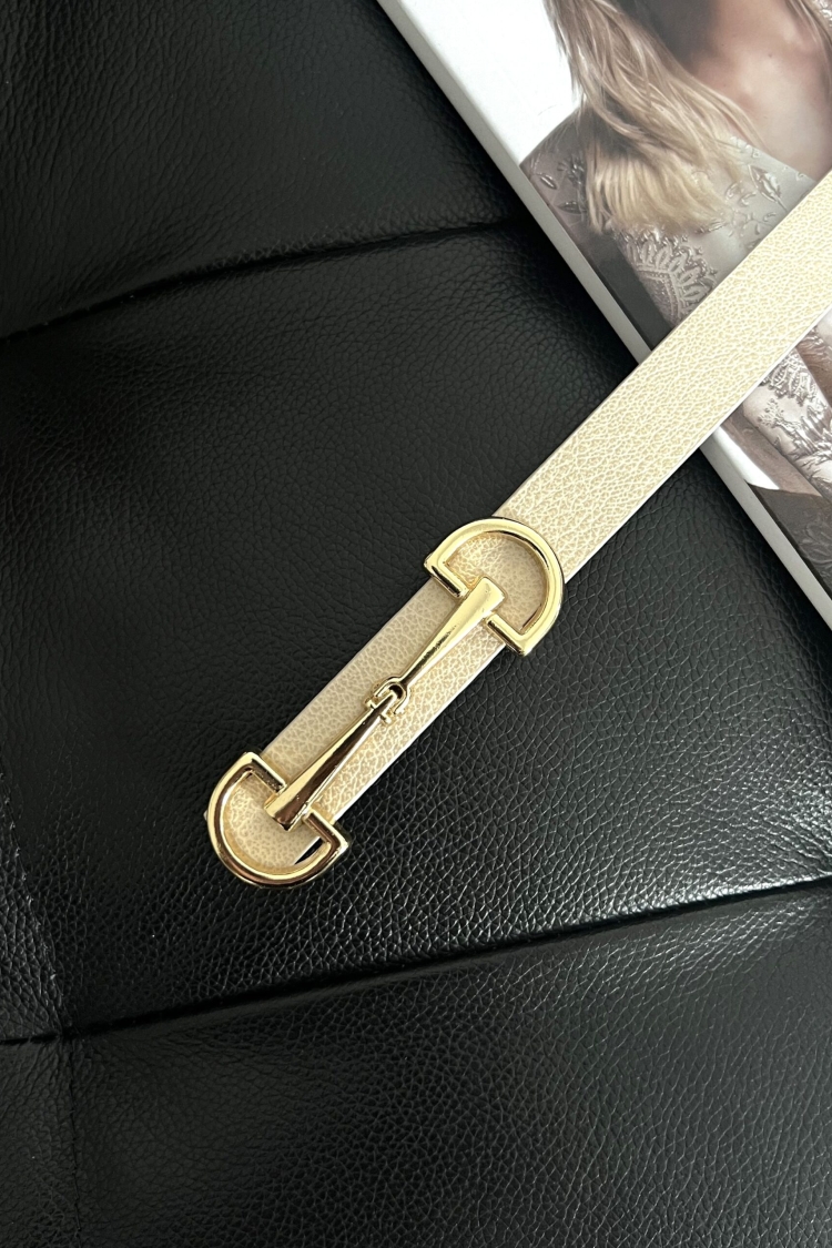 Thin Women's Belt With Long Buckle - Producer: Fiori - Wholesale Women Clothes - TheBS Women