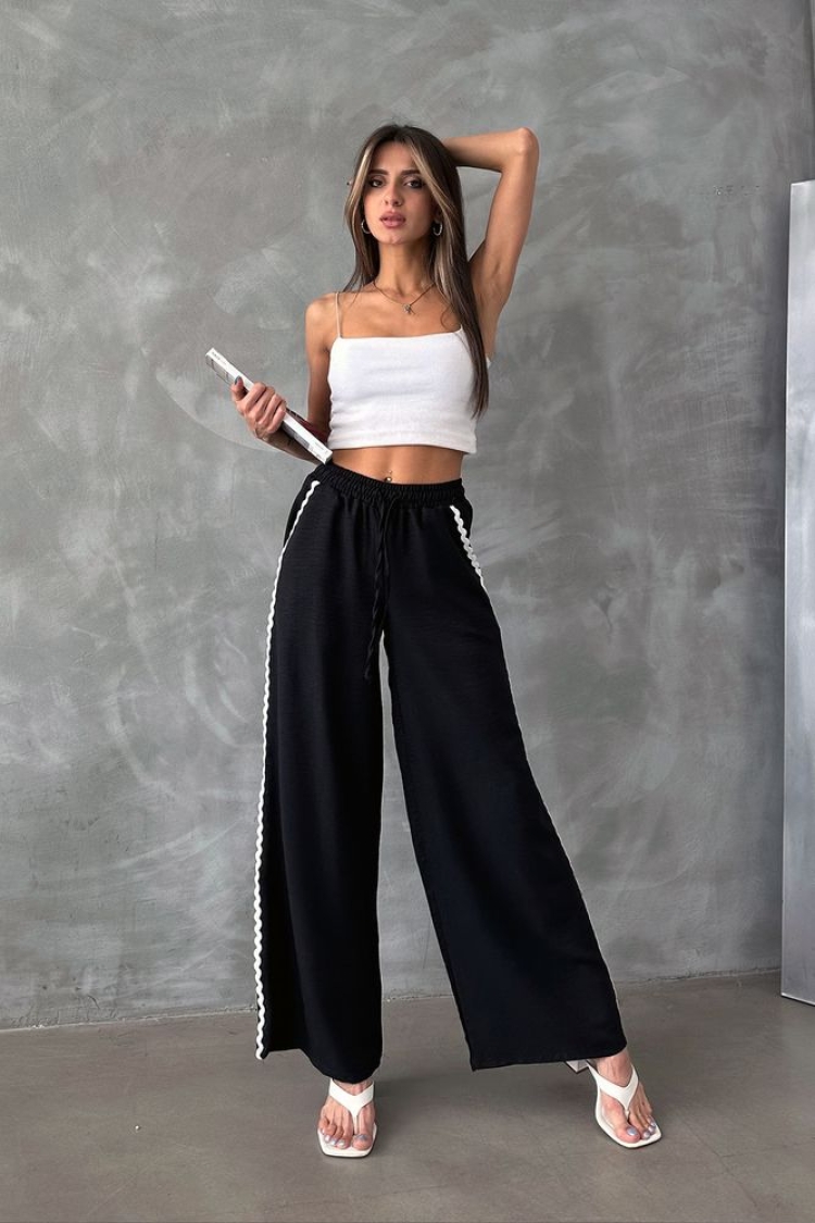 D 2625 Sutade Detailed Trousers - Producer: Topshow - Wholesale Women Clothes - TheBS Women