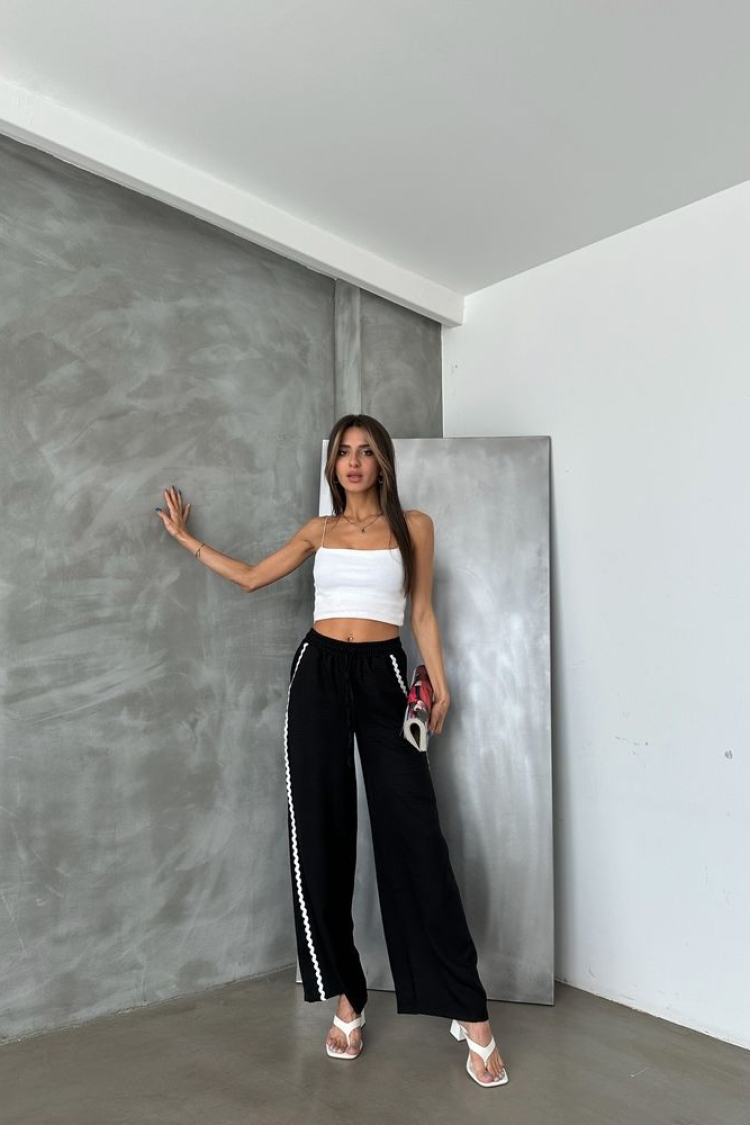 D 2625 Sutade Detailed Trousers - Producer: Topshow - Wholesale Women Clothes - TheBS Women
