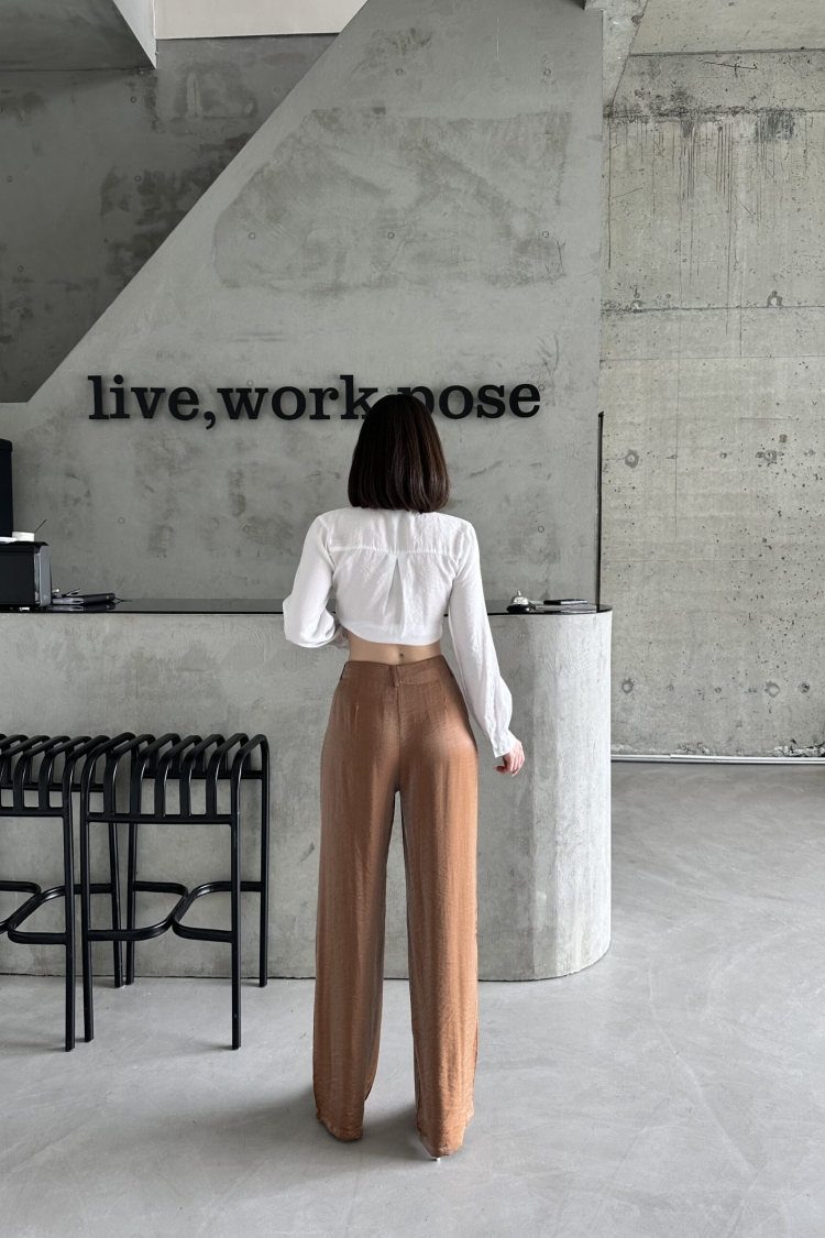 Lurex Woven Trousers - Producer: My Fashion - Wholesale Women Clothes - TheBS Women