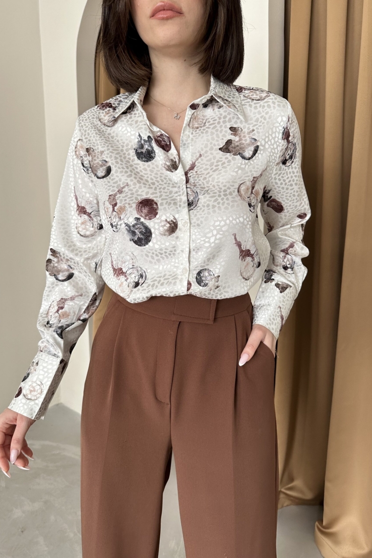 Akçe Pattern Shirt - Producer: My Fashion - Wholesale Women Clothes - TheBS Women