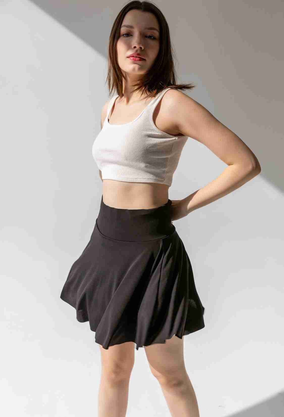 High Waist Pocket Short Skirt - Brand: la & vetta - Women & Kids, Baby Clothes Wholesale - TheBS Women
