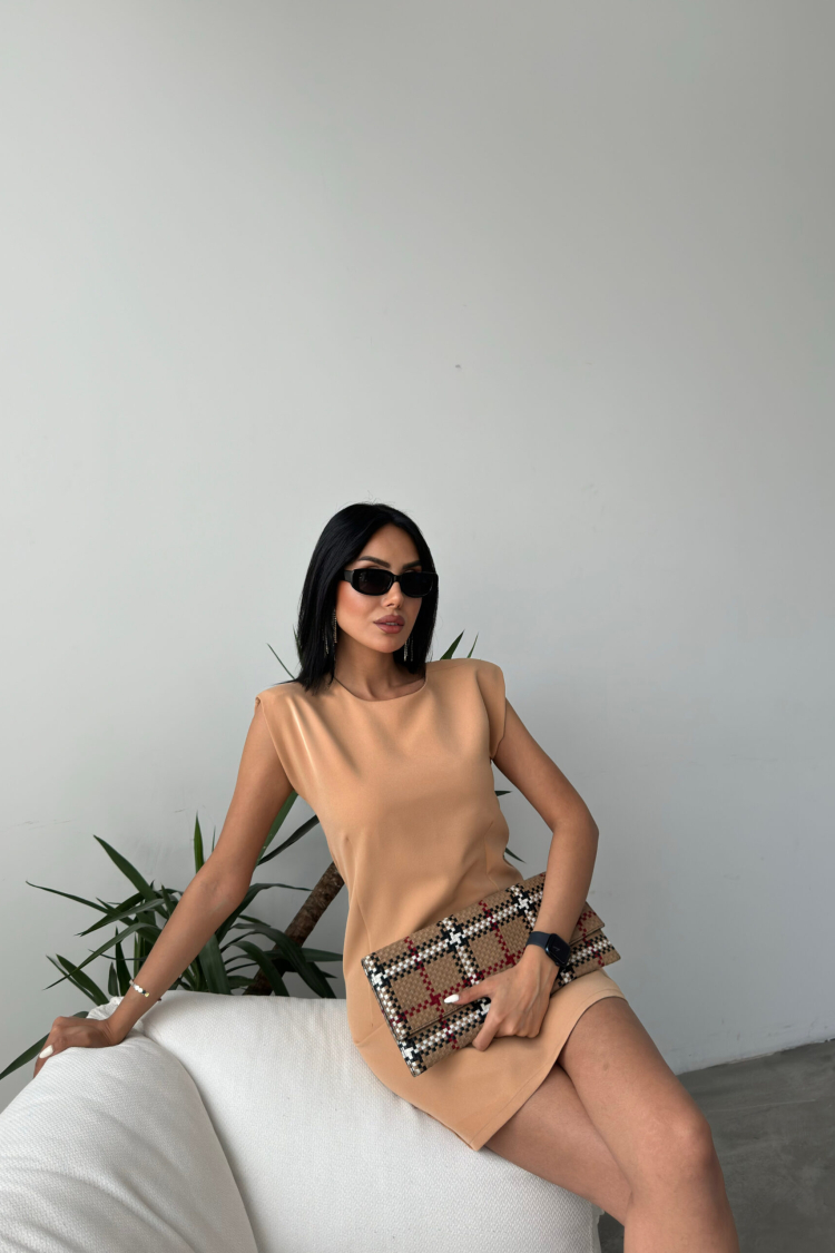 Padded T Sleeve Mini Dress - Producer: Fiori - Wholesale Women Clothes - TheBS Women