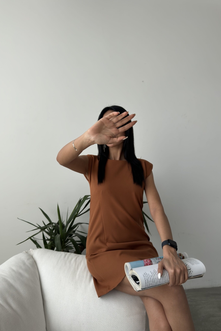 Padded T Sleeve Mini Dress - Producer: Fiori - Wholesale Women Clothes - TheBS Women