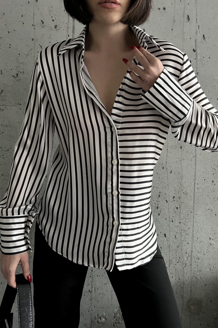 Striped Yorgo Satin - Producer: My Fashion - Wholesale Women Clothes - TheBS Women