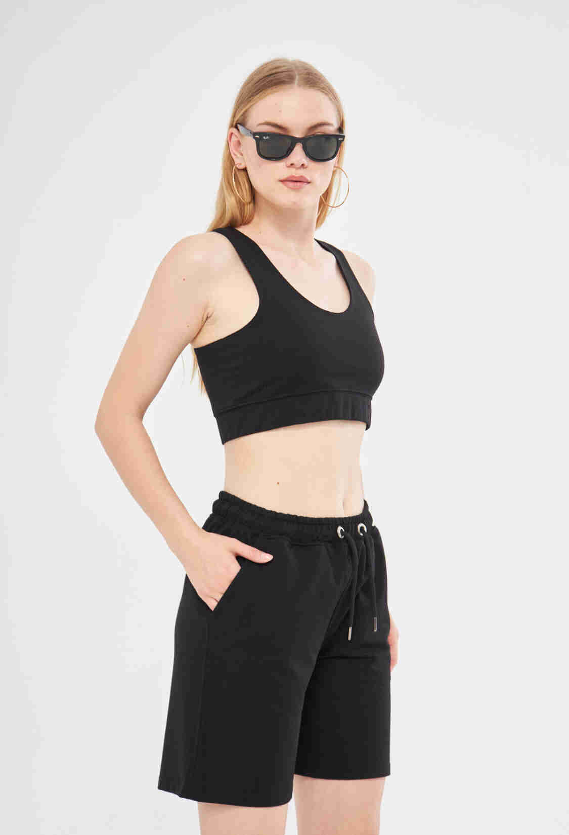 Bels Double Layer Cotton Crop Top In - Brand: Evable - Women & Kids, Baby Clothes Wholesale - TheBS Women