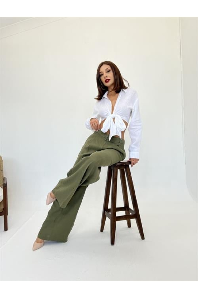 Pocket Detailed Trousers - Brand: Fame - Women & Kids, Baby Clothes Wholesale - TheBS Women