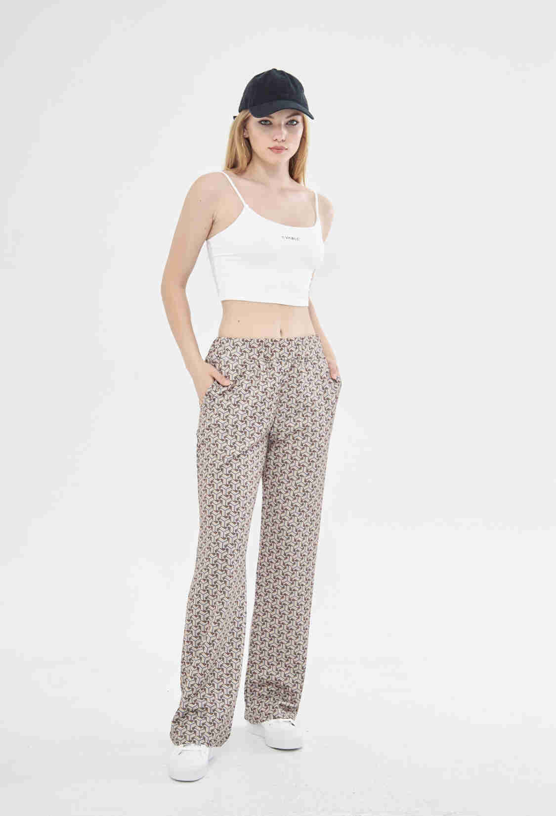Selly Wide-legged  Multi Color High-waist Jogger - Brand: Evable - Women & Kids, Baby Clothes Wholesale - TheBS Women