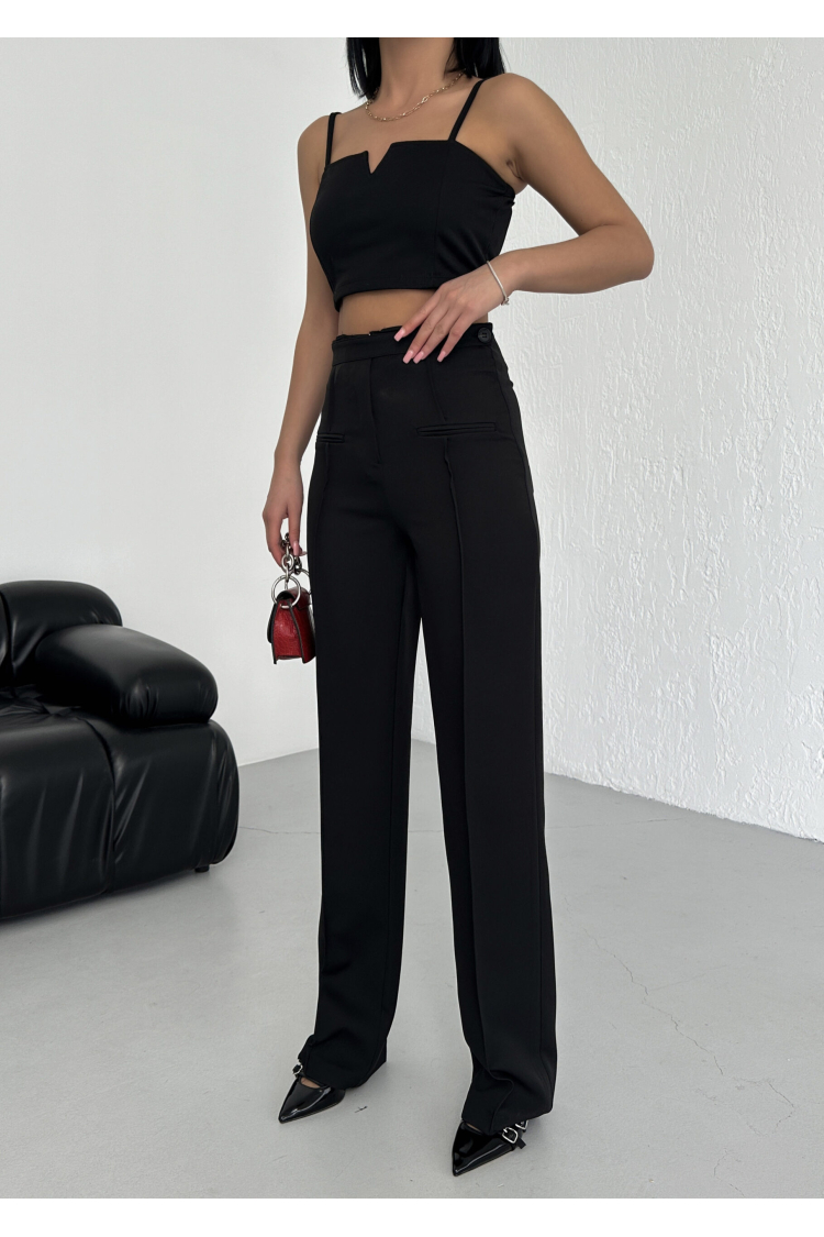 Fillet Pocket Trousers - Brand: Ouz Fashion - Women & Kids, Baby Clothes Wholesale - TheBS Women