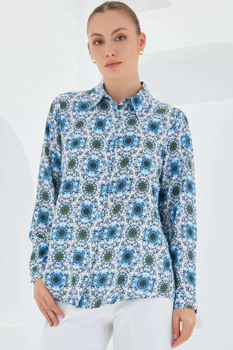 Graphic Patterned Shirt - Producer: Bigdart - Wholesale Women Clothes - TheBS Women