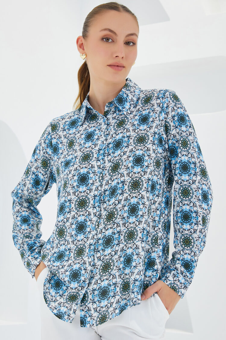 Graphic Patterned Shirt - Producer: Bigdart - Wholesale Women Clothes - TheBS Women
