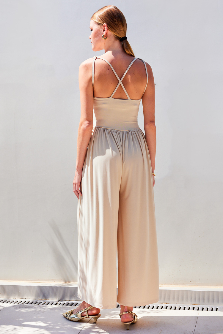 Wide Leg Strap Jumpsuit - Producer: Bigdart - Wholesale Women Clothes - TheBS Women