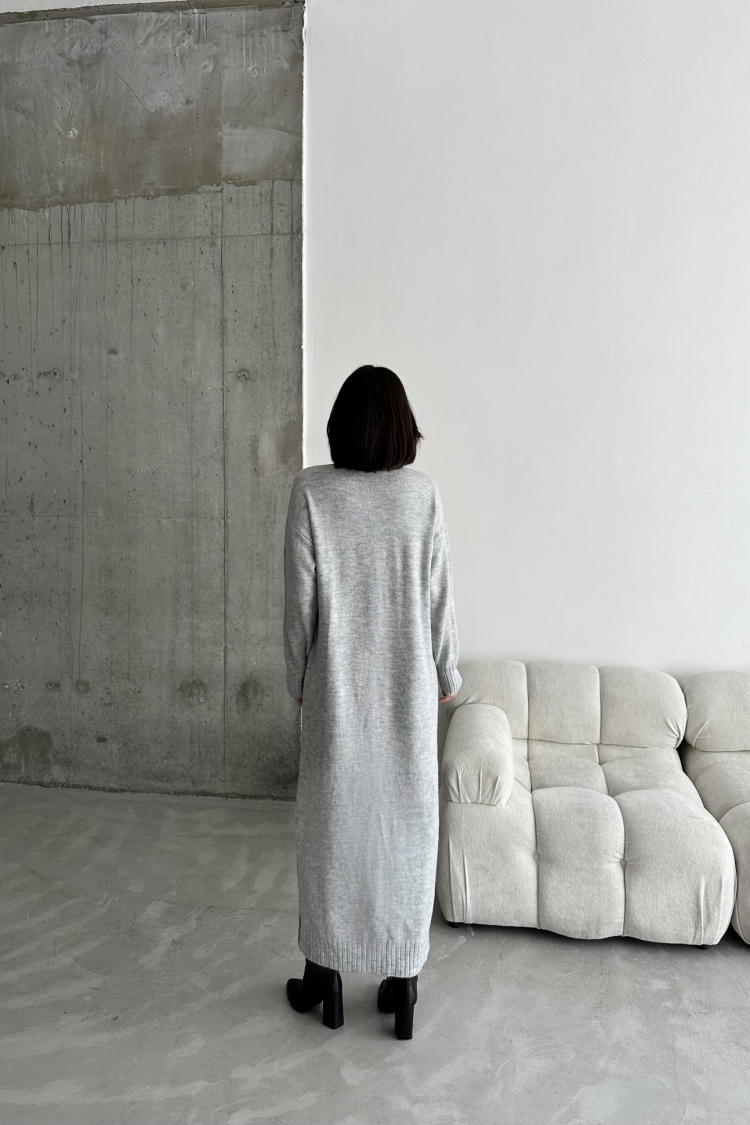 Crew Neck Silk Dress - Producer: My Fashion - Wholesale Women Clothes - TheBS Women