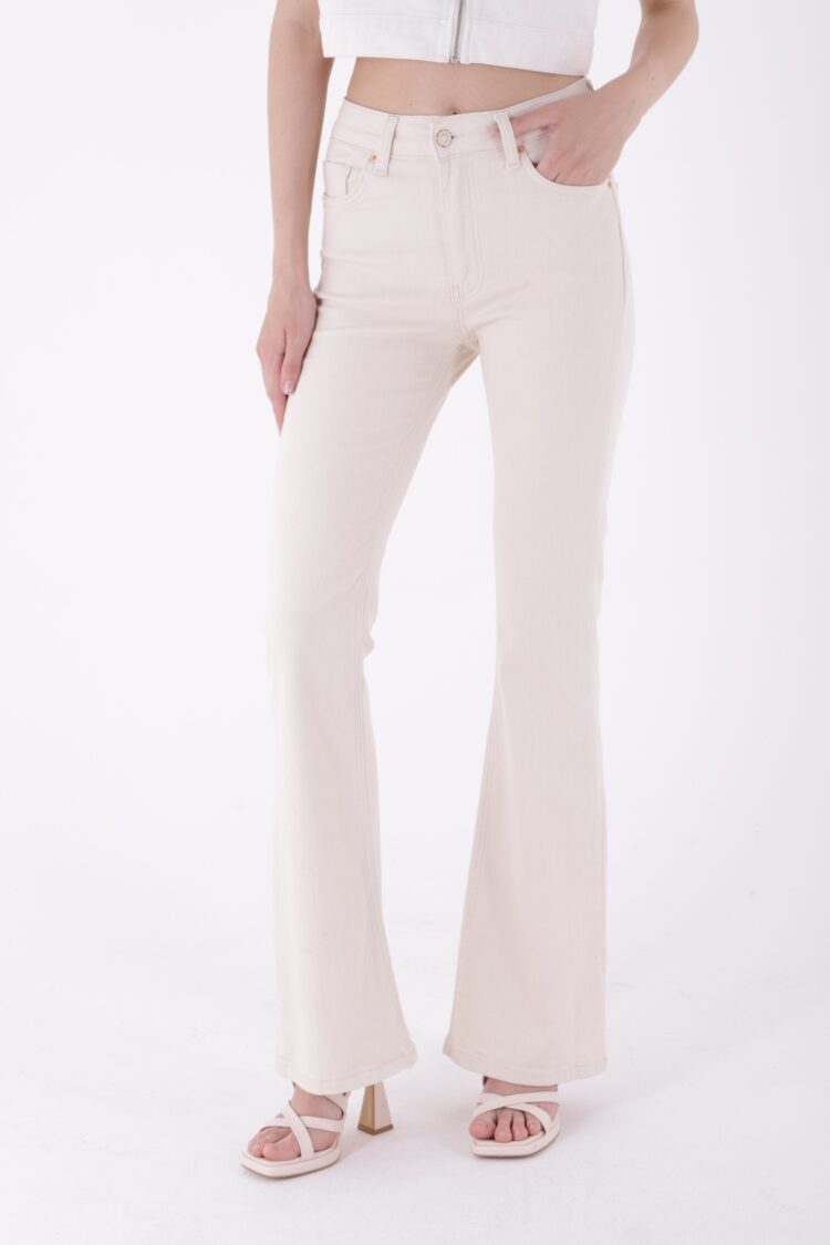 High Waisted Bell-bottom Skinny Jeans - Producer: XLove - Wholesale Women Clothes - TheBS Women