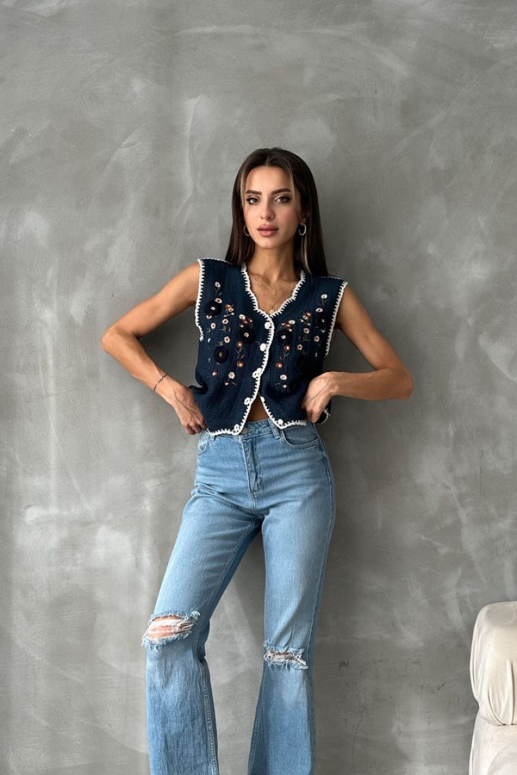 Embroidered Vest - Producer: Topshow - Wholesale Women Clothes - TheBS Women