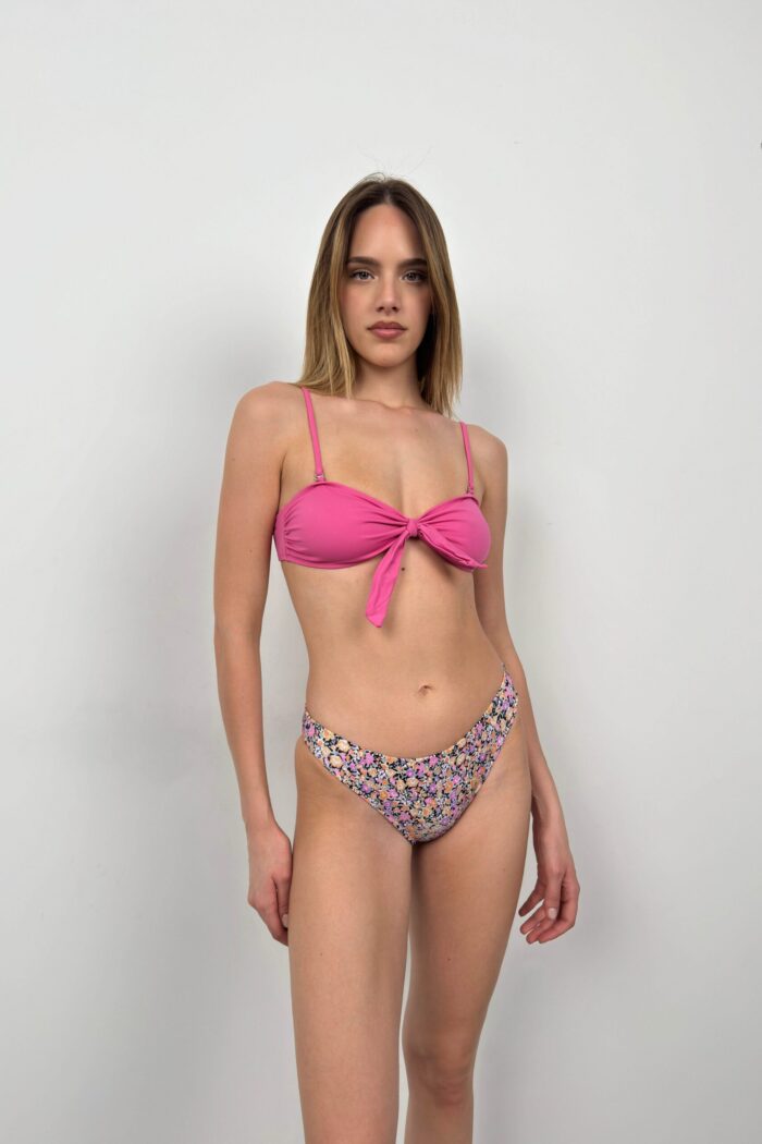 Bow Detail Floral Bikini Suit - Producer: Black Fashion - Wholesale Women Clothes - TheBS Women
