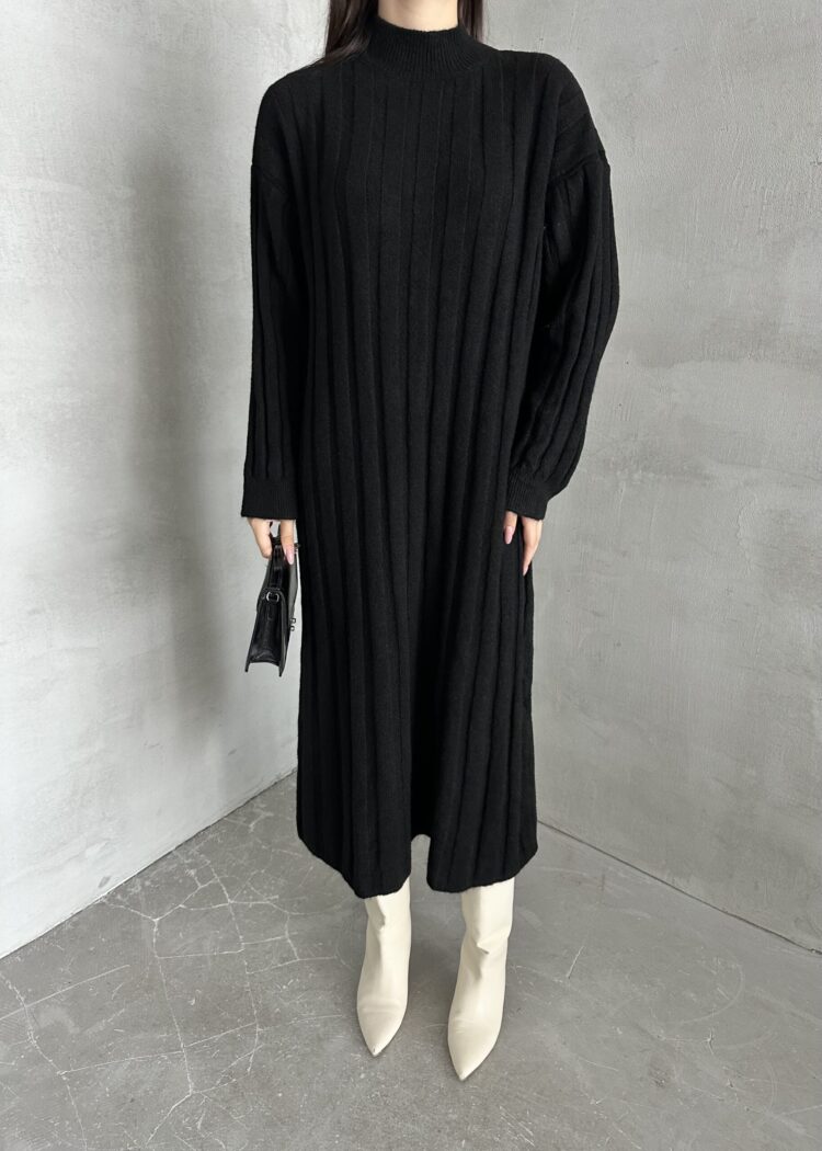 Wide Sleeves Raised Dress - Producer: My Fashion - Wholesale Women Clothes - TheBS Women