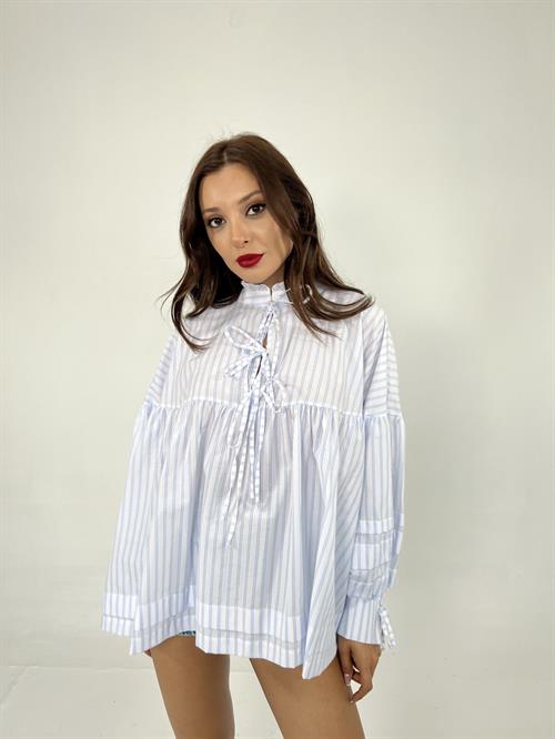 Tie Detail Shirt - Producer: Fame - Wholesale Women Clothes - TheBS Women