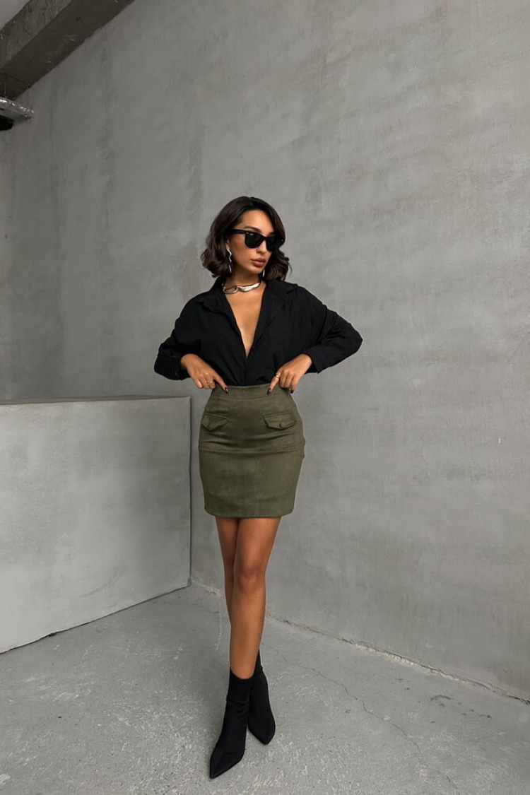 Pocket Skirt - Producer: Topshow - Wholesale Women Clothes - TheBS Women