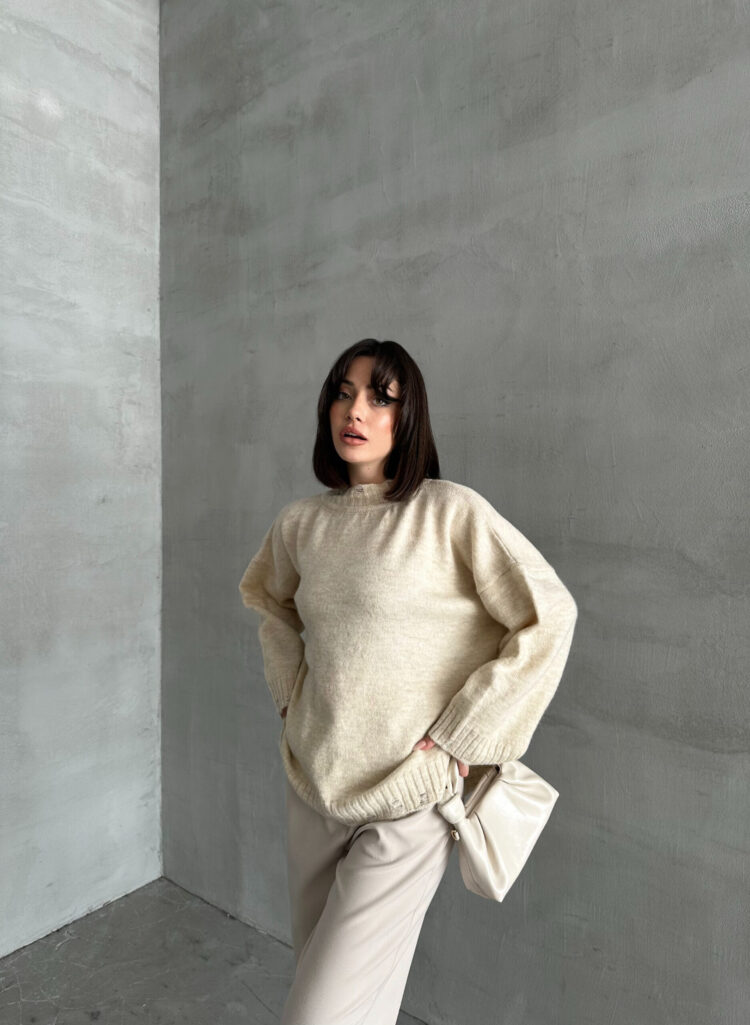 Raised Hole Sweater - Producer: My Fashion - Wholesale Women Clothes - TheBS Women
