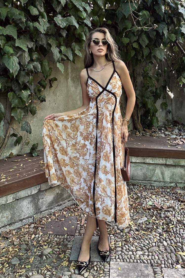 Piping Dress - - Producer: Reyon - Wholesale Women Clothes - TheBS Women