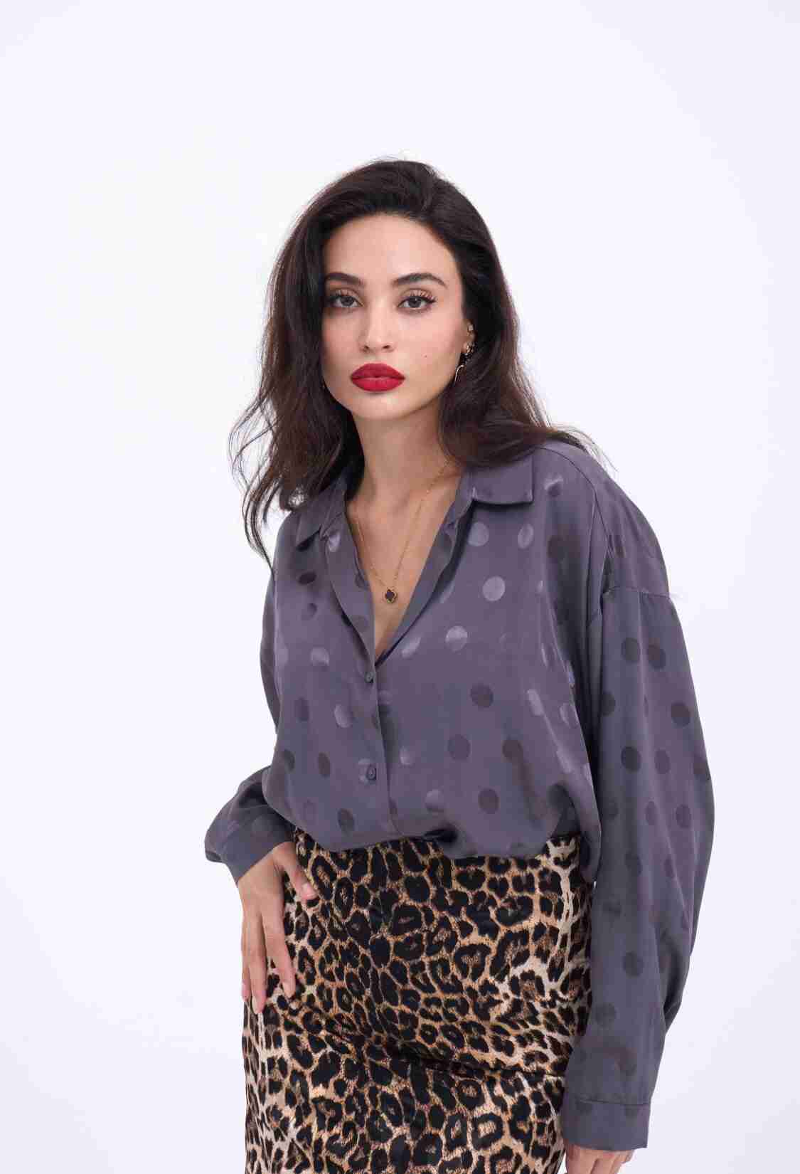 Patterned Shirt - Brand: Fame - Women & Kids, Baby Clothes Wholesale - TheBS Women