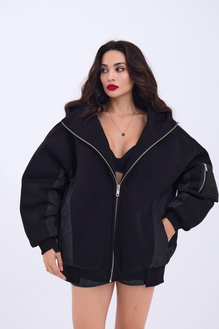 Coat - Black - Producer: Fame - Wholesale Women Clothes - TheBS Women