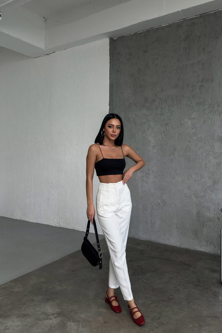 High Waist Dart Trousers - Producer: Ouz Fashion - Wholesale Women Clothes - TheBS Women