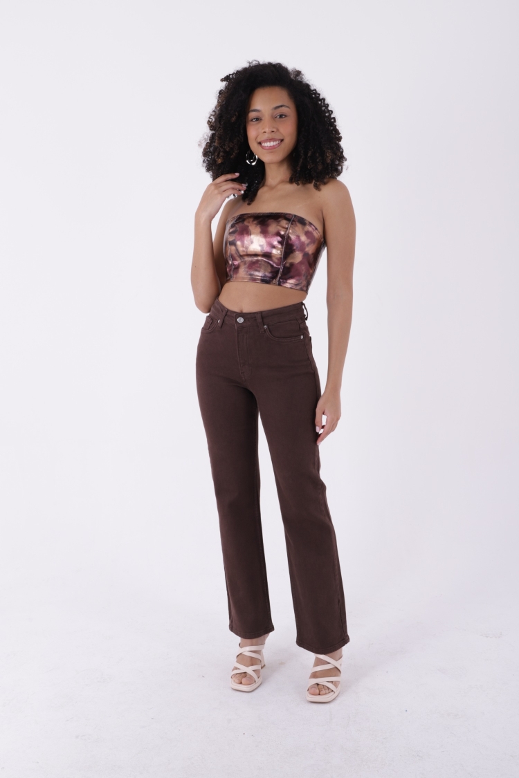 Stitched Wide Leg Relax Jeans - Brand: XLove - Women & Kids, Baby Clothes Wholesale - TheBS Women