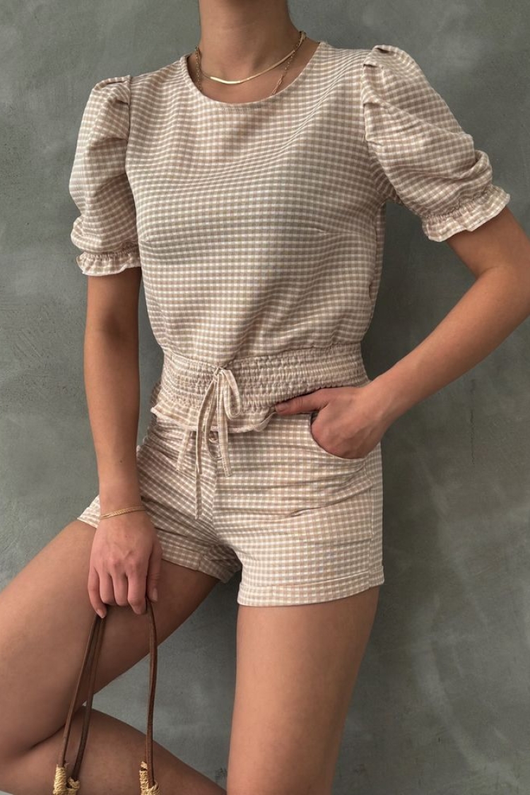 Waist Gimped Pitikare Blouse - Producer: Topshow - Wholesale Women Clothes - TheBS Women