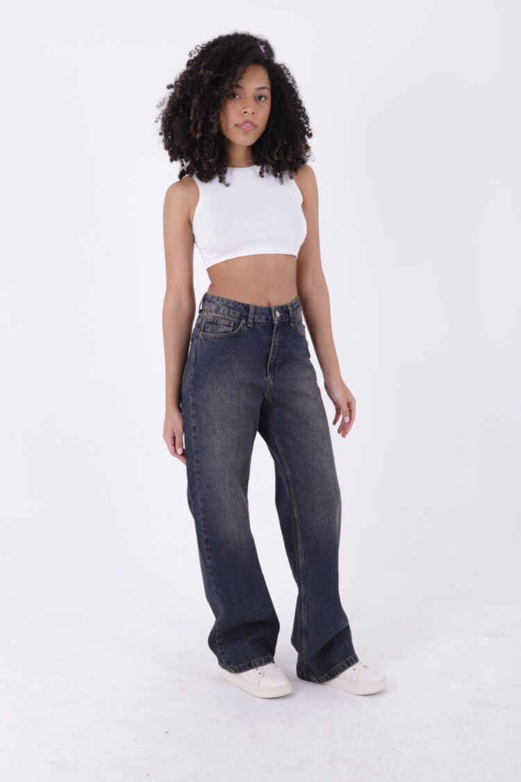 Wide Leg Relax Jeans - Producer: XLove - Wholesale Women Clothes - TheBS Women