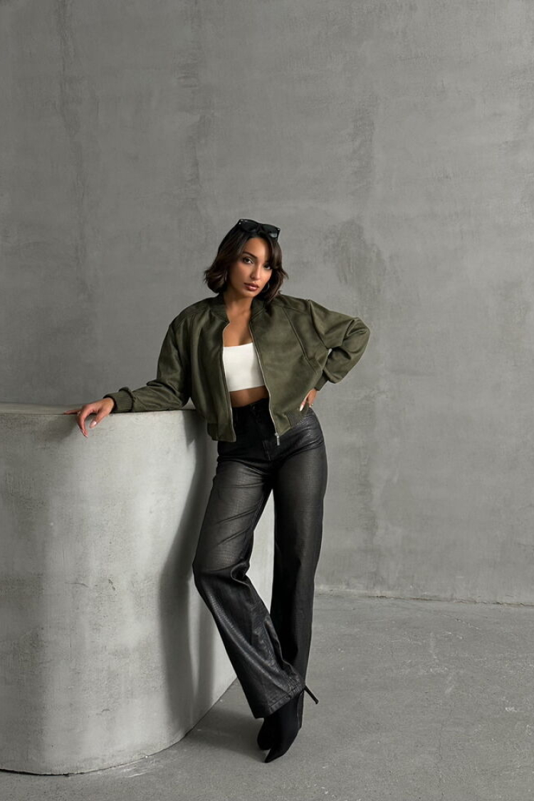 Suede Jacket - Producer: Topshow - Wholesale Women Clothes - TheBS Women