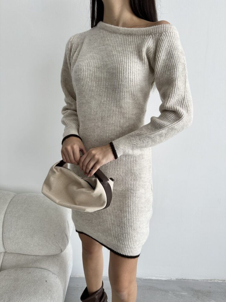 Half Moon Raised Dress - Producer: My Fashion - Wholesale Women Clothes - TheBS Women