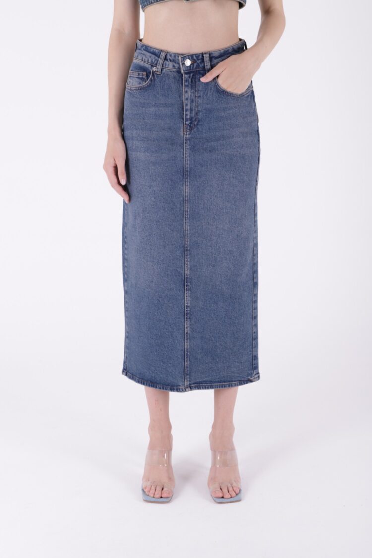 Long Denim Skirt - Producer: XLove - Wholesale Women Clothes - TheBS Women