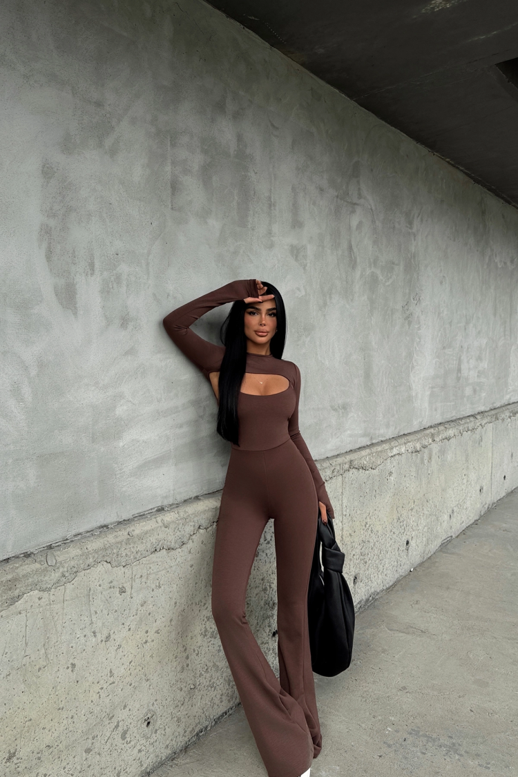 Window Detail Jumpsuit - Producer: EYYO ATELIER - Wholesale Women Clothes - TheBS Women