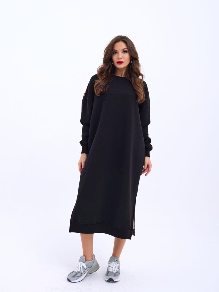 Long Sweat Dress - Producer: Fame - Wholesale Women Clothes - TheBS Women